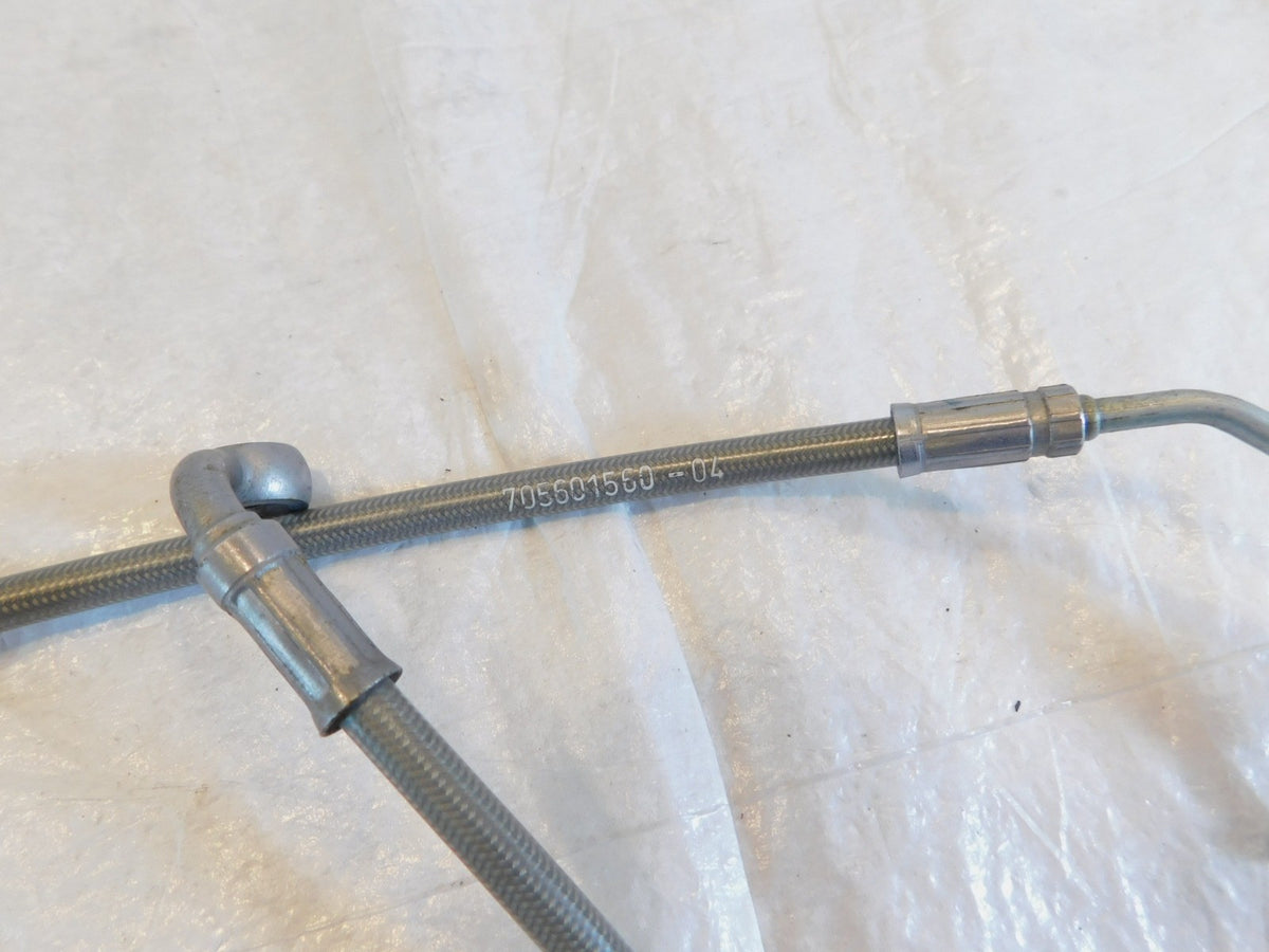2019-2022 Can-Am Ryker 600 900 Rally ABS Silver Front Brake Hose Pipe Lines Lot - C3 Cycle