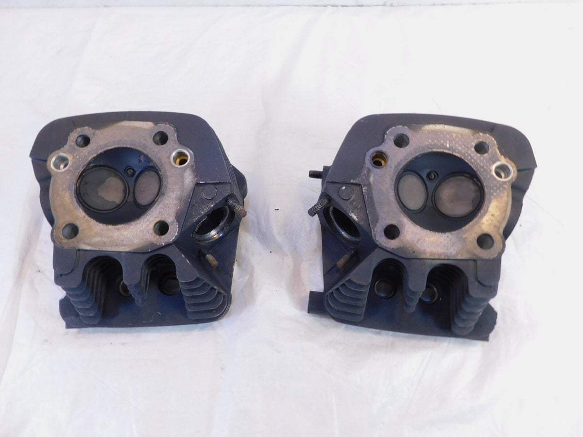 Harley Davidson Sportster 883 XLH883 Black Engine Cylinder Heads Springs Valves - C3 Cycle