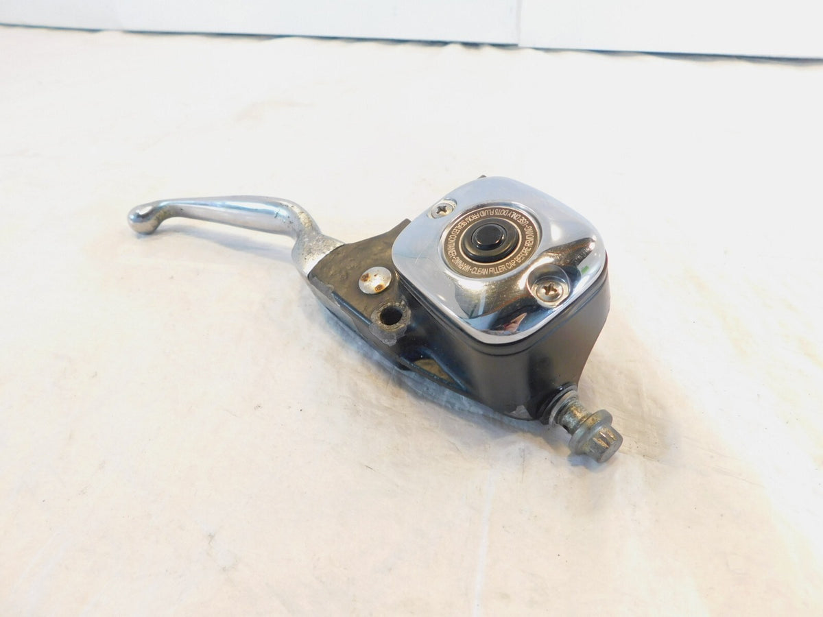 Harley Davidson Sportster Softail Dyna Black Front Master Cylinder w/ Lever
