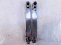 Harley EVO FXR EVO Dyna Chrome Front Highway Footpeg Peg Mount Clevis Brackets - C3 Cycle