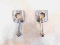 86-04 Suzuki Savage 650 LS650P Upper/Lower Handlebar Riser Mount Clamp Brackets - C3 Cycle