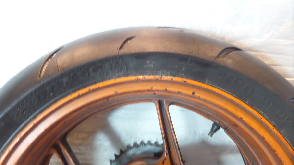 08-10 Kawasaki Ninja Ninja ZX10 ZX10R ZX-10R OEM Straight Rear Back Wheel & Rim - C3 Cycle