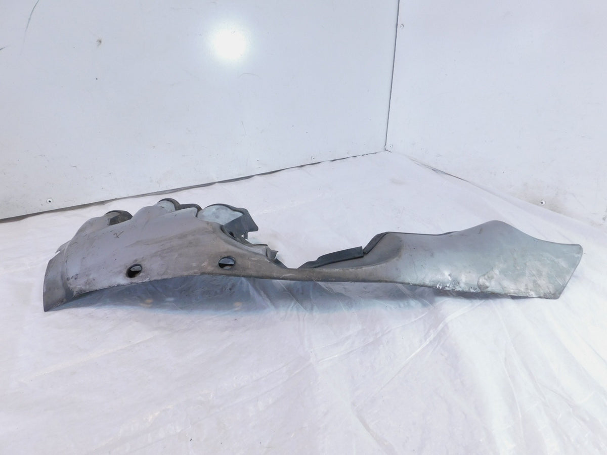 Honda GL1800 Goldwing 1800 Silver Left Exhaust Header Pipe Muffler Shield Cover - C3 Cycle