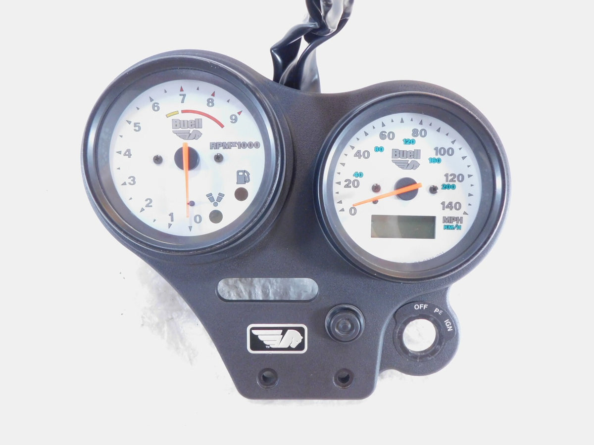 1999 Buell X1 Lightning Odometer Speedometer & Tachometer Tach Gauge Cluster - C3 Cycle