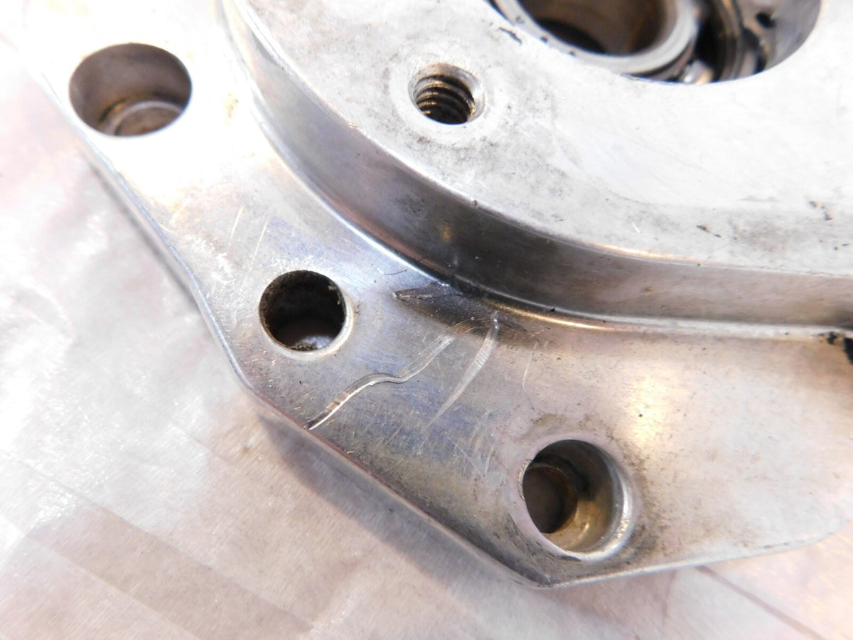 Harley EVO Electra & Tour Glide Polished Transmission Trap Door Bearing Housing