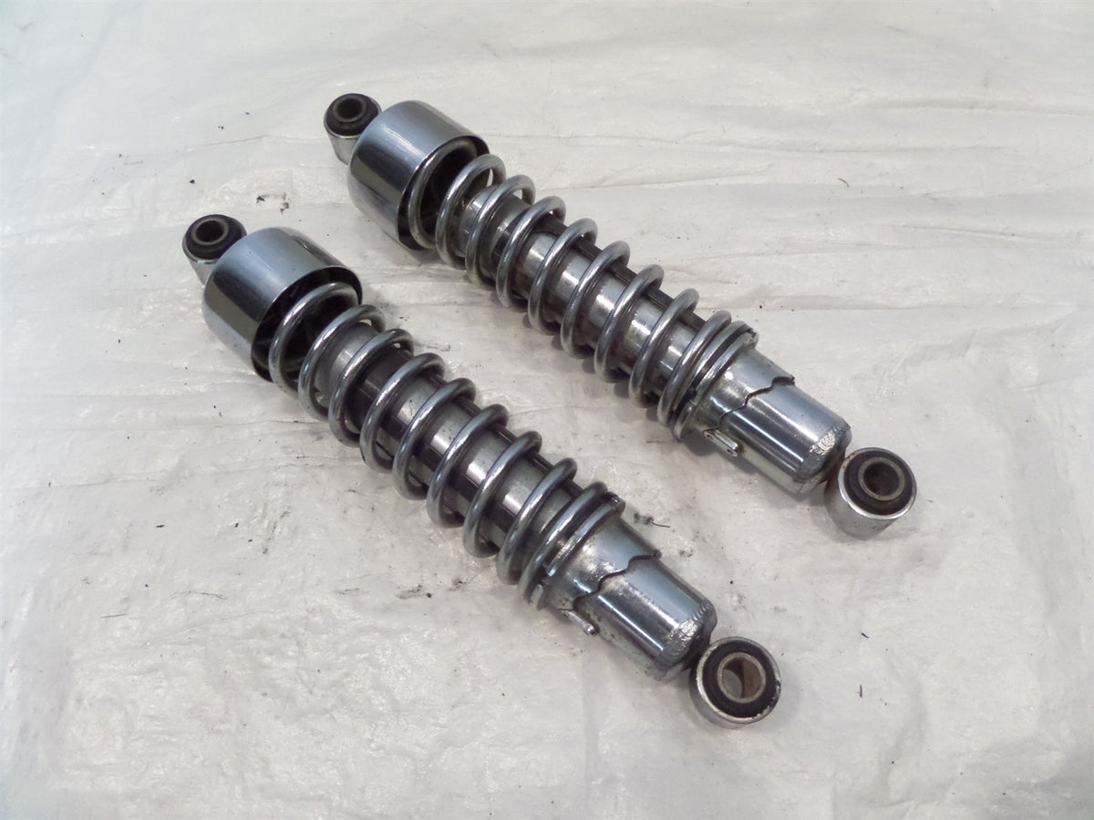 Pair Harley Davidson Sportster 883 & 1200 Chrome Rear Shock Absorbers 54566-97 - C3 Cycle