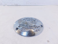 Harley Evo Softail Dyna & FXR Engine Live to Ride Chrome Derby Clutch Cap Cover - C3 Cycle