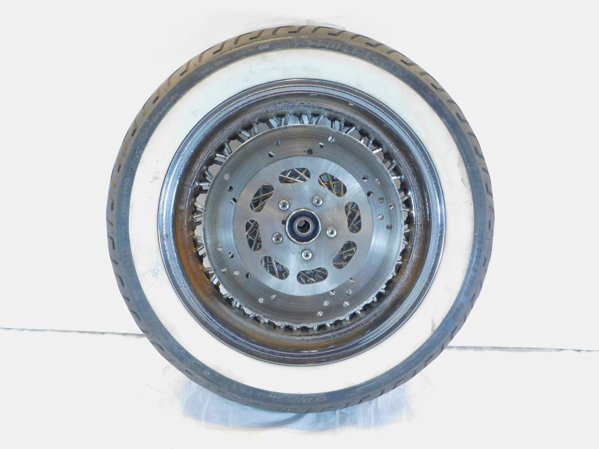 Harley Davidson EVO Touring Electra Glide Chrome Laced Front Wheel Rim & Tire - C3 Cycle