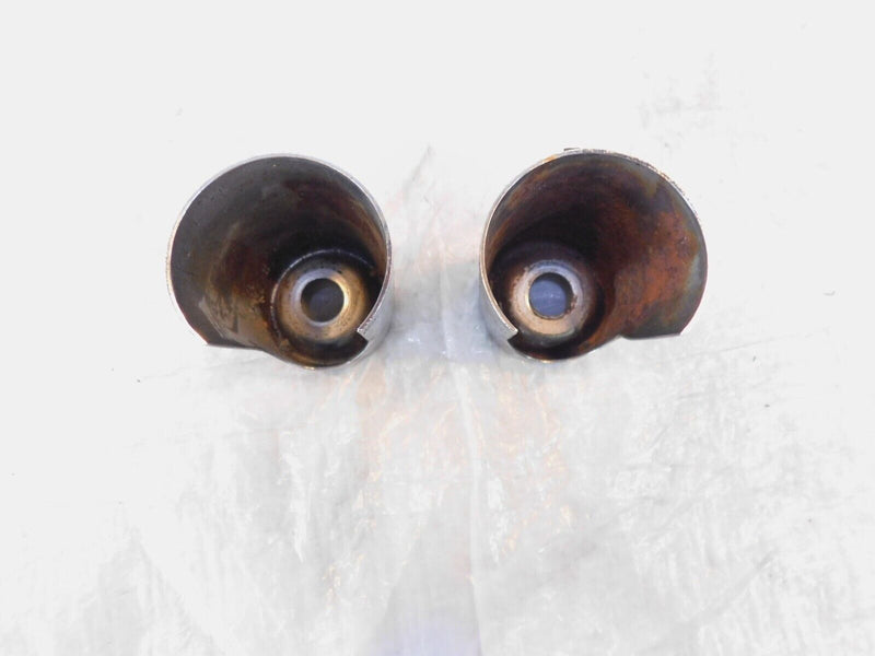 Harley Dyna Wide & Super Glide Low Rider Chrome Rear Shock Absorber Bolt Covers