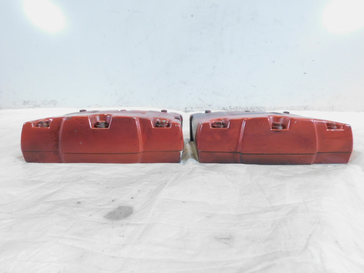 Harley Davidson Touring Dyna & Softail Red Cylinder Head Rocker Arms & Top Boxes - C3 Cycle