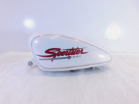 1998-2003 Harley Davidson Sportster 1200 & 883 White Fuel Gas Petrol Tank - C3 Cycle
