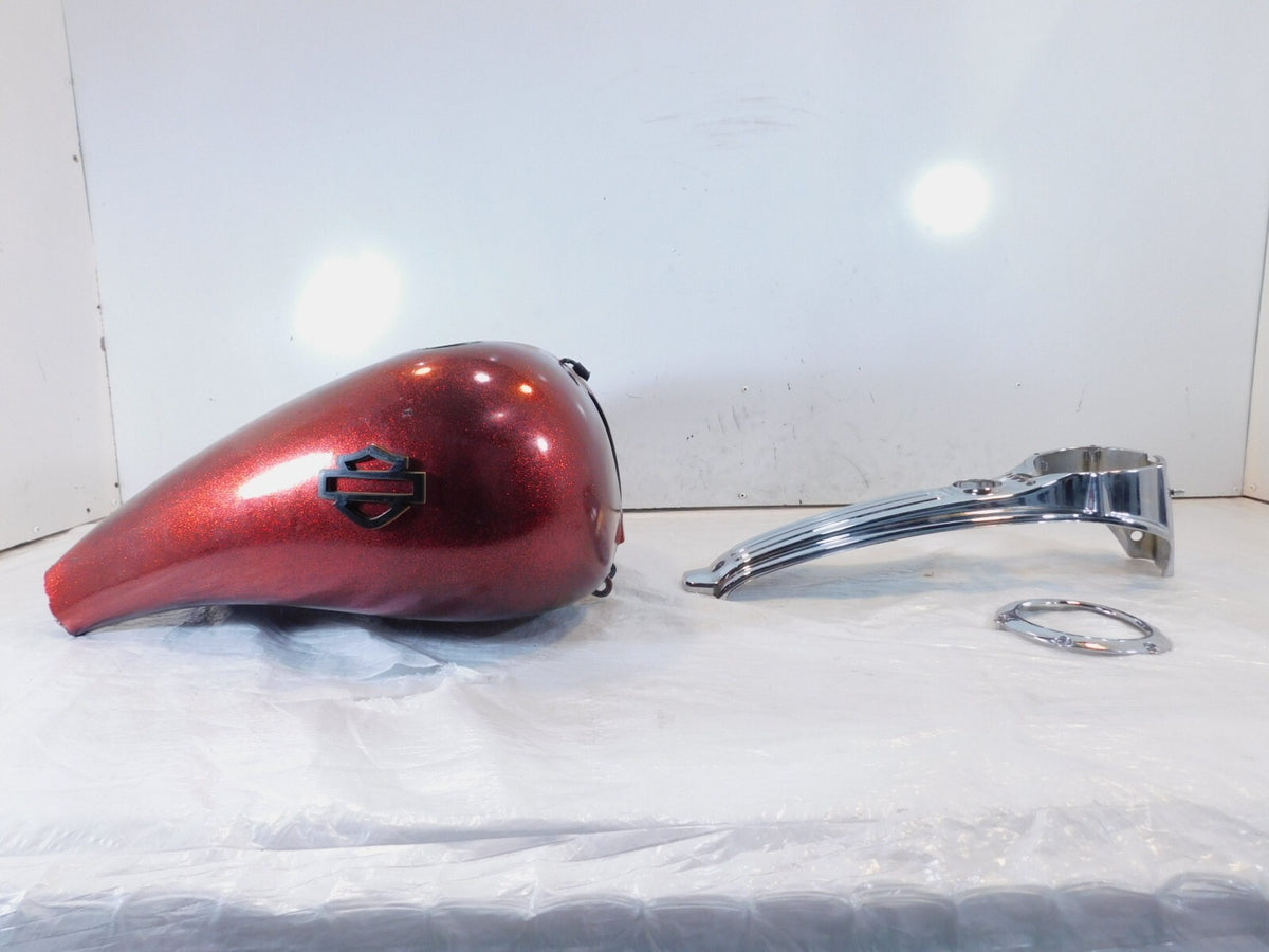 Harley Davidson Softail Heritage Classic & Fat Boy Red Glitter Fuel Gas Tank