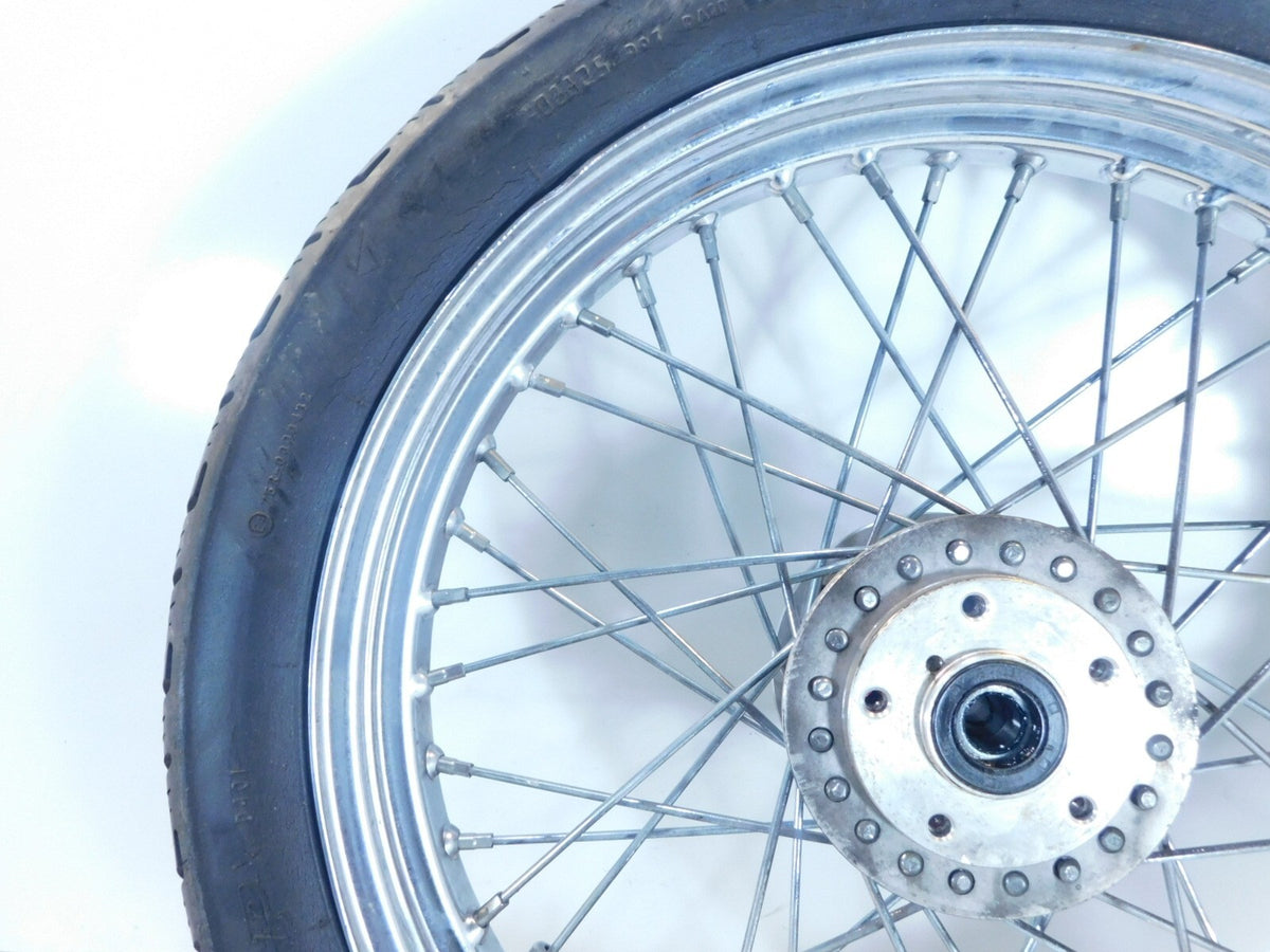 Harley Davidson XLH Sportster 883 1000 & 1200 Spoked Front Wheel Rim Rotor -19" - C3 Cycle