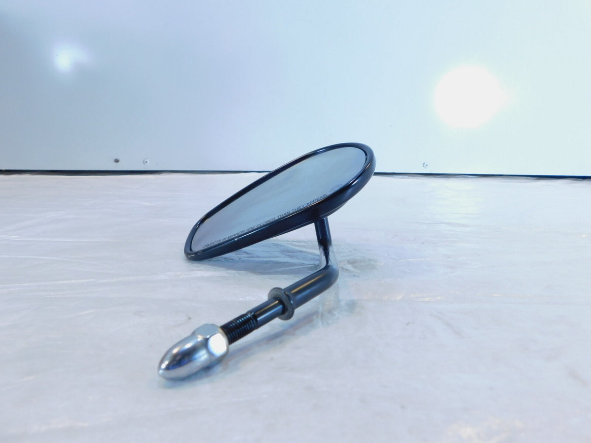 Harley Davidson FXR & Softail & Dyna & Sportster Left Black Rear View Mirror - C3 Cycle