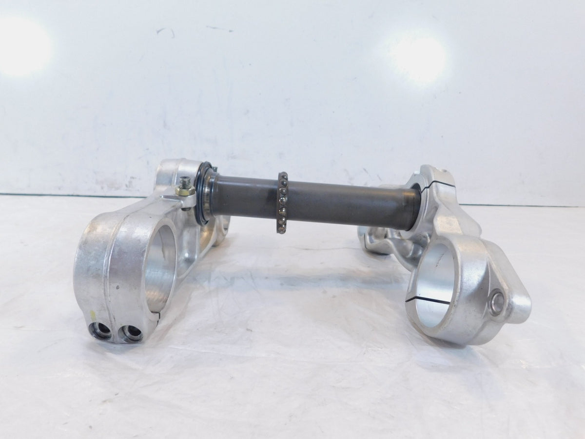 Ducati Sport Touring ST2 ST4 Silver Front Fork Steering Stem Triple Tree Bridge - C3 Cycle