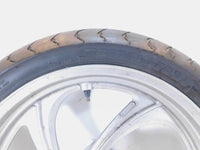 2008-2009 Victory Vision Touring Silver Cast Front Wheel Rim & Tire - Bent - C3 Cycle