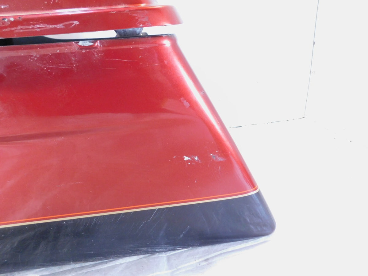 Harley Davidson Road King Street & Electra Glide Red & Black Left Saddlebag - C3 Cycle