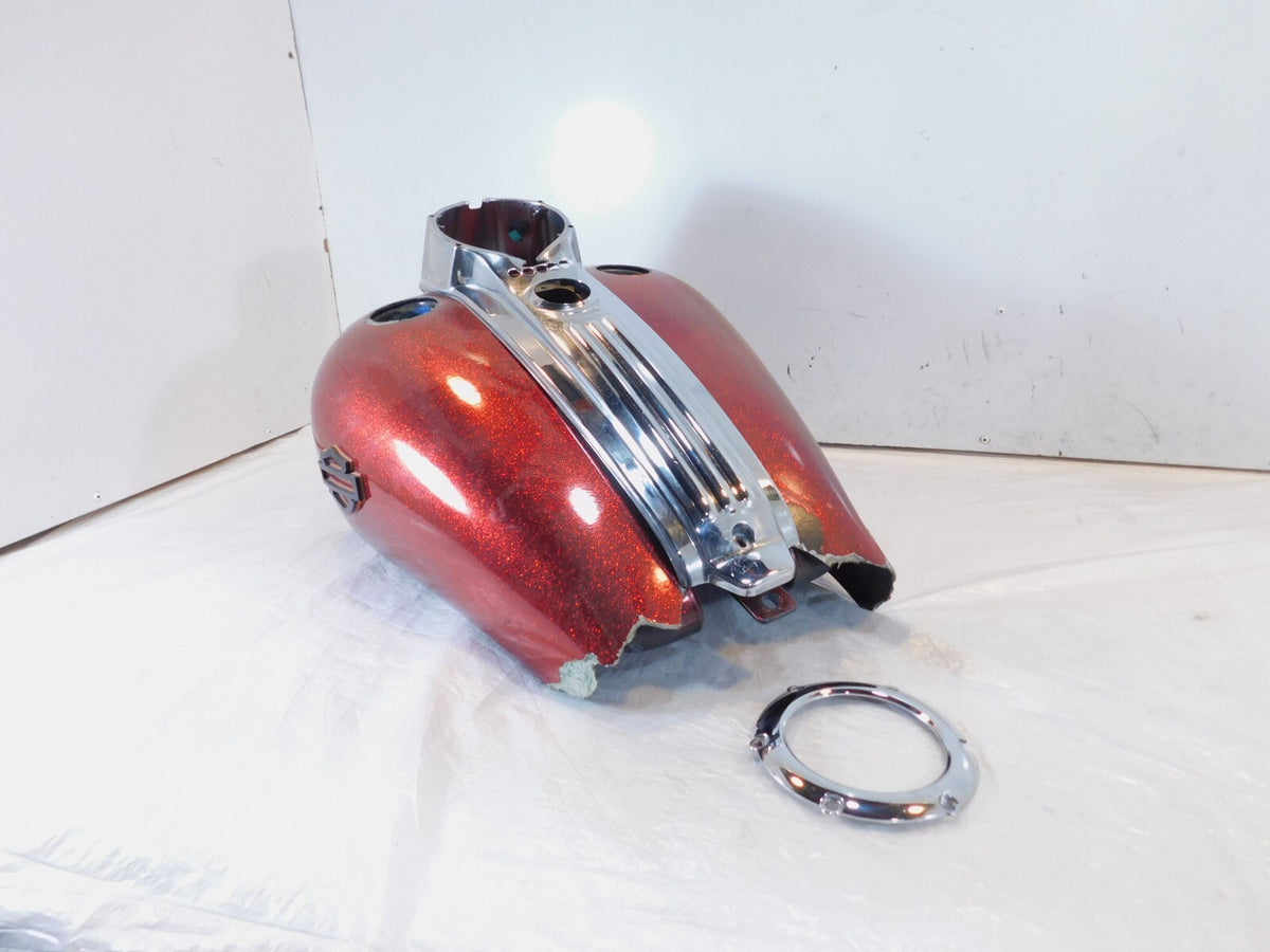 Harley Davidson Softail Heritage Classic & Fat Boy Red Glitter Fuel Gas Tank