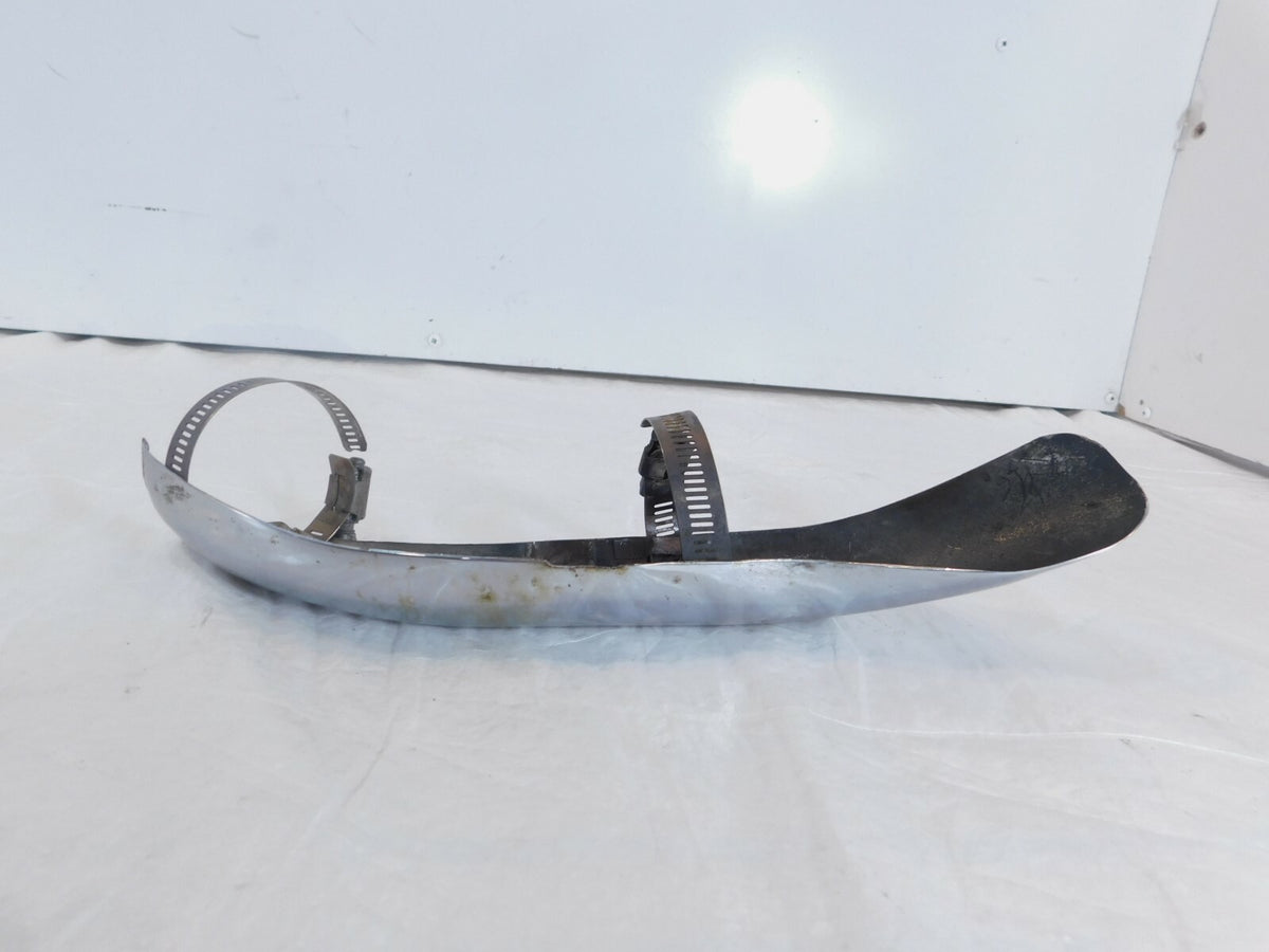 1981-1983 Harley Electra Glide Shovelhead Rear Exhaust Header Pipe Cover Shield - C3 Cycle