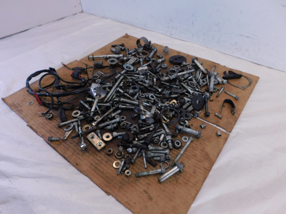 2001 Harley Davidson Sportster XL883 Hugger Nuts Bolts & Brackets Parts Box Lot - C3 Cycle