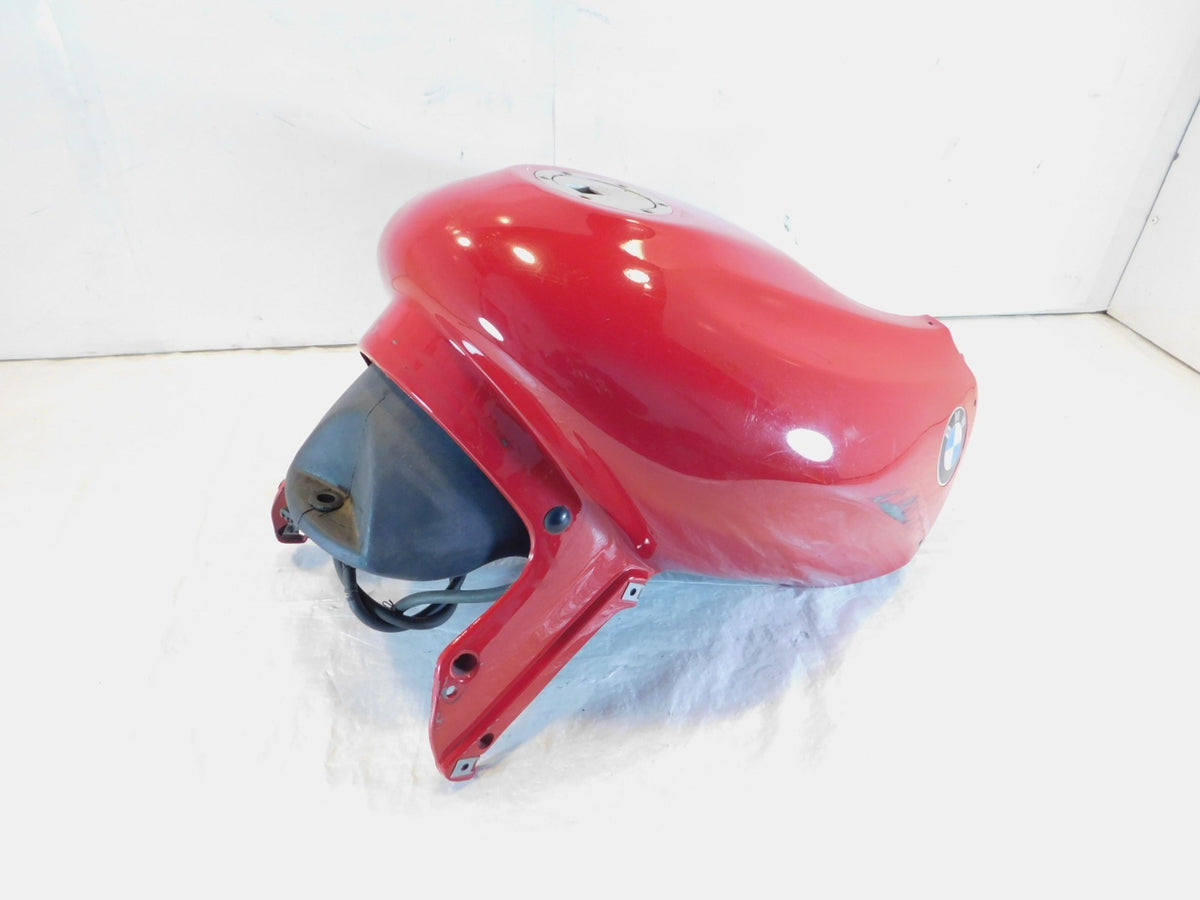 97-00 BMW F650 Funduro F650ST Gas Petrol Fuel Tank Reservoir Cell & Red Cover - C3 Cycle
