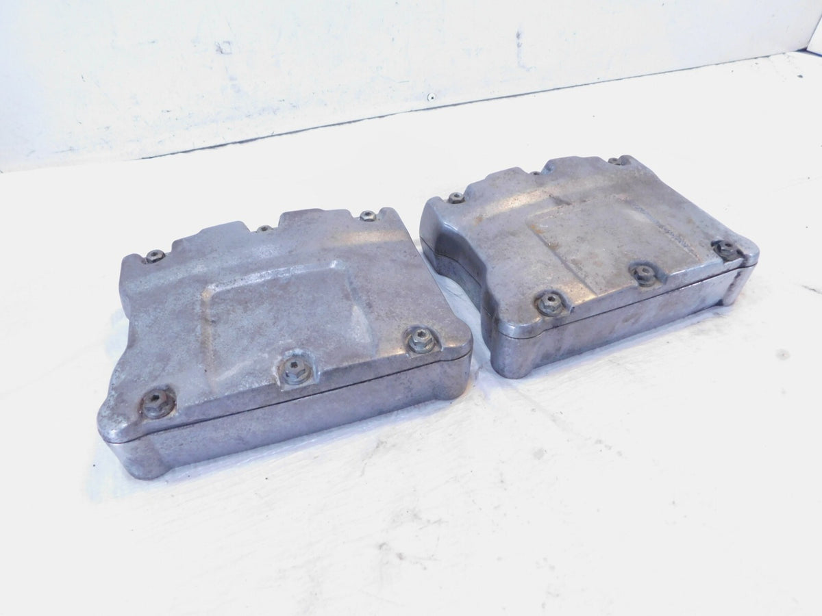 Harley Polished Twin Cam Touring Dyna Softail Cylinder Head Rocker Boxes & Arms - C3 Cycle