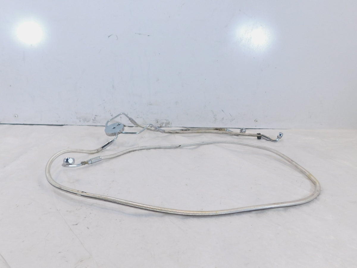 09 Harley Davidson CVO Road Glide Front Left & Right Caliper ABS Brake Hose Line - C3 Cycle
