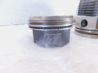 Pair Harley Davidson Sportster 1200 Silver Engine Cylinder Jugs w Wiseco Pistons - C3 Cycle
