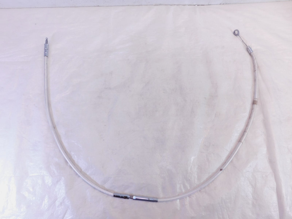 Harley Davidson Sportster 883 & 1200 Hugger & Custom Stainless Clutch Cable Line - C3 Cycle