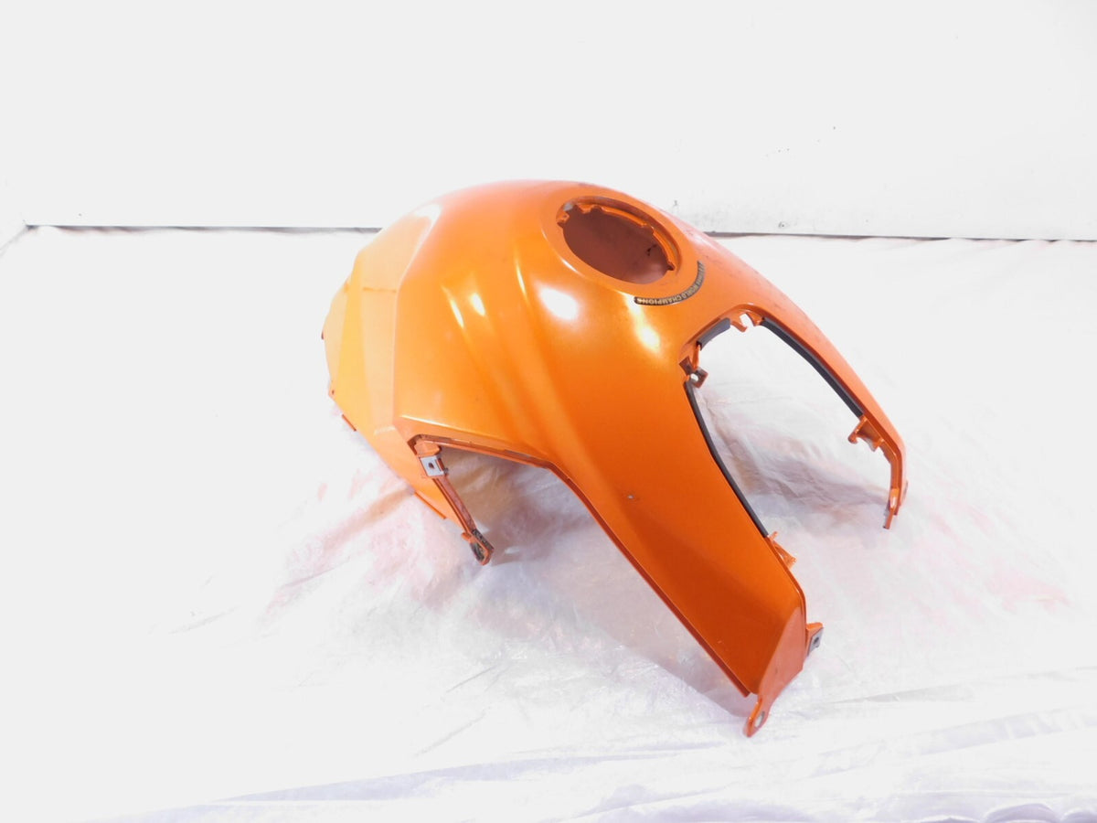 2007-2009 Aprilia Shiver 750 SL750 Orange Gas Petrol Fuel Tank Cover Cowling - C3 Cycle