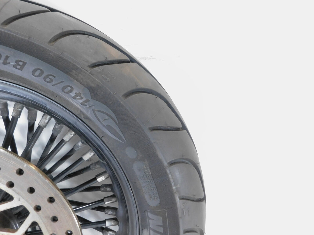 2008 Harley Davisdon Touring Road King Electra Glide Laced Rear Wheel Rim & Tire - C3 Cycle