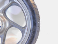 1994-2006 Kawasaki Concours 1000 ZG1000 Silver Cast Front Wheel Rim & Tire -Bent - C3 Cycle
