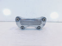 Harley Dyna Wide & Super Glide Custom Chrome Handlebar Mount Clamp Brackets - C3 Cycle