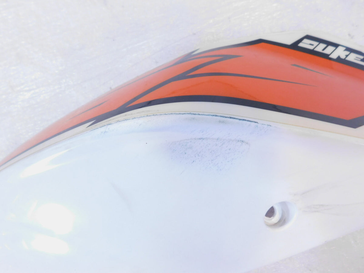 2013-2018 KTM 690 Duke White Front Right Fuel Gas Tank Fairing Cowling Cover - C3 Cycle
