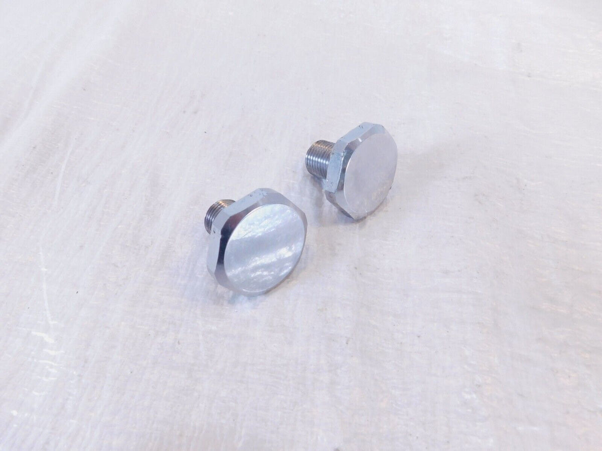 Harley Davidson Road King Dyna Softail Wide Glide 41mm Front Fork Tube Plug Caps - C3 Cycle