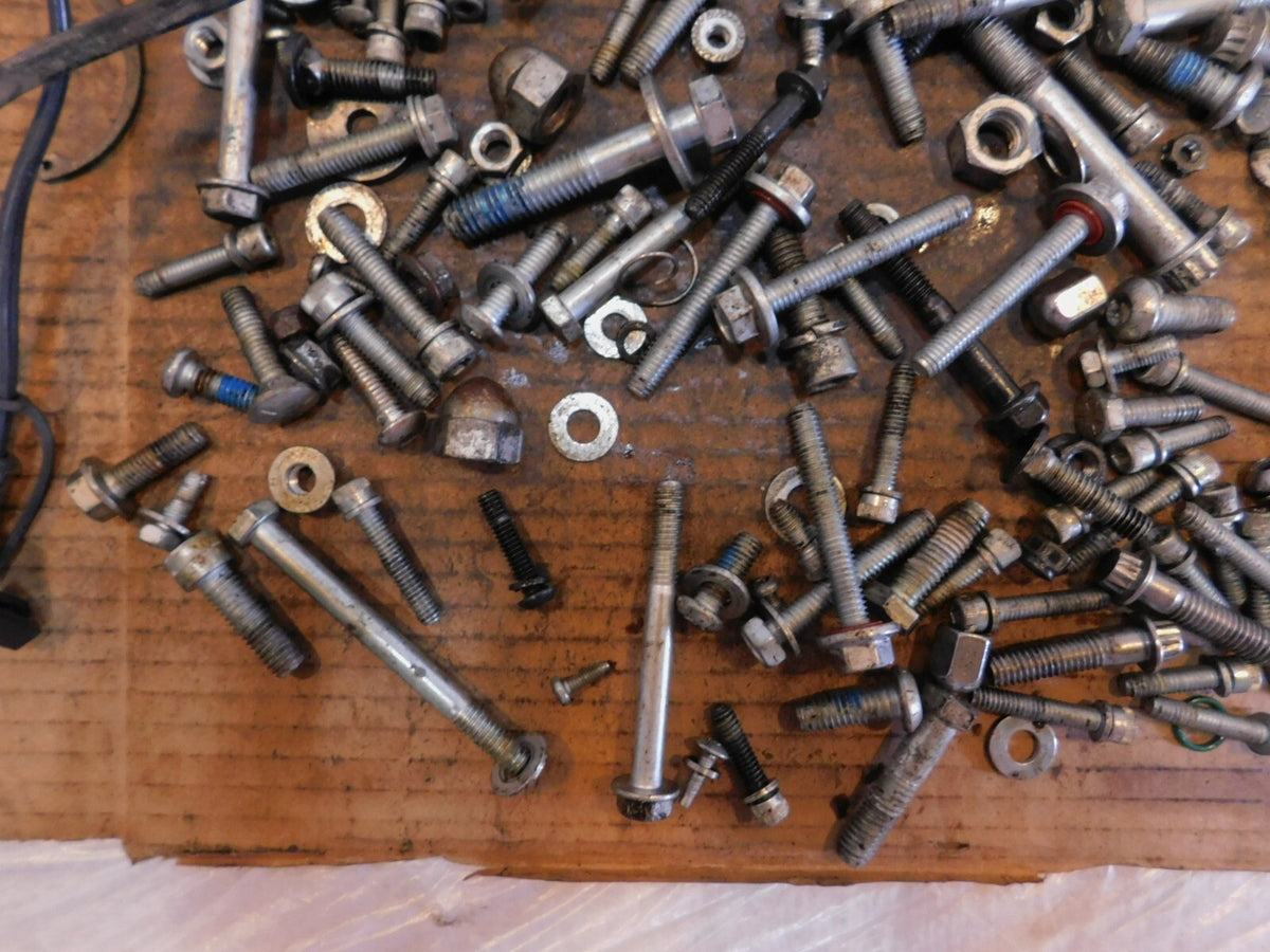 2016 Harley Davidson Dyna FXDB Street Bob Engine Nut Bolt Brackets Parts Box Lot - C3 Cycle