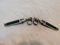 Harley Electra Glide Street Glide Road King Highway Footrest Pegs & Mount Clamps