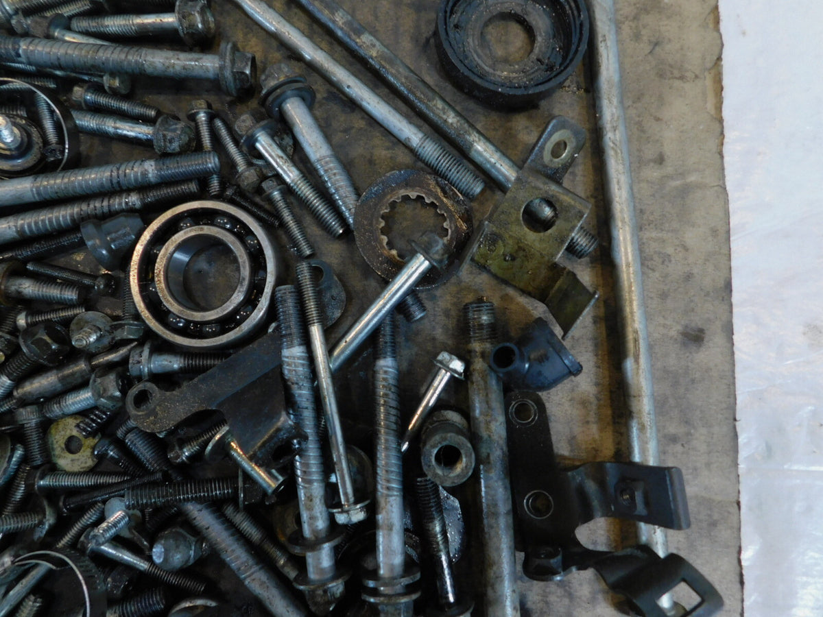 1994 & 1995 Yamaha FZR1000 Nuts Bolts & Brackets Parts Box Lot - C3 Cycle