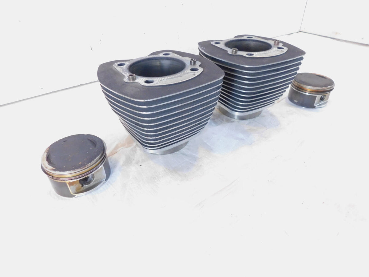 Harley Davidson Twin Cam Touring Dyna & Softail Engine Pistons & Black Cylinders - C3 Cycle