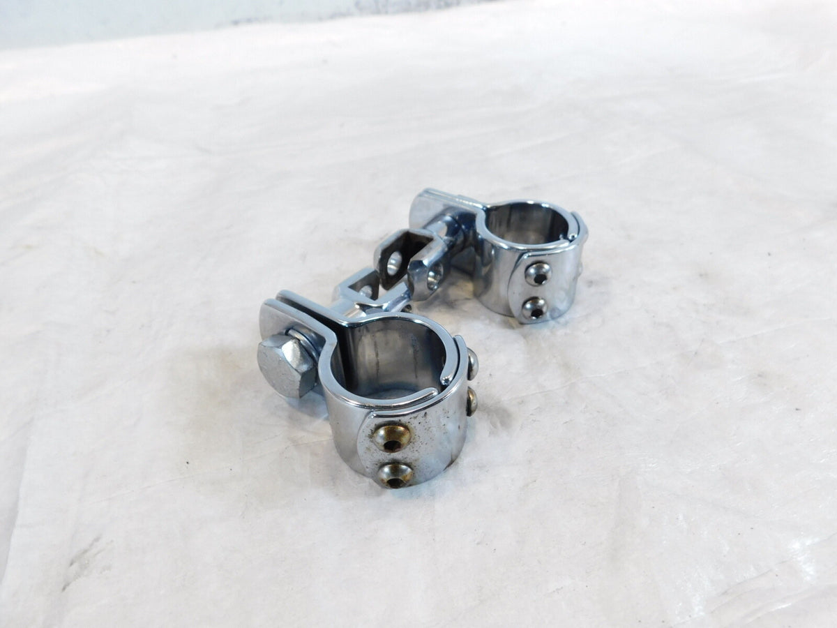 Harley Electra Glide & Road King Highway Footrest Footpeg Mount Clamp Brackets