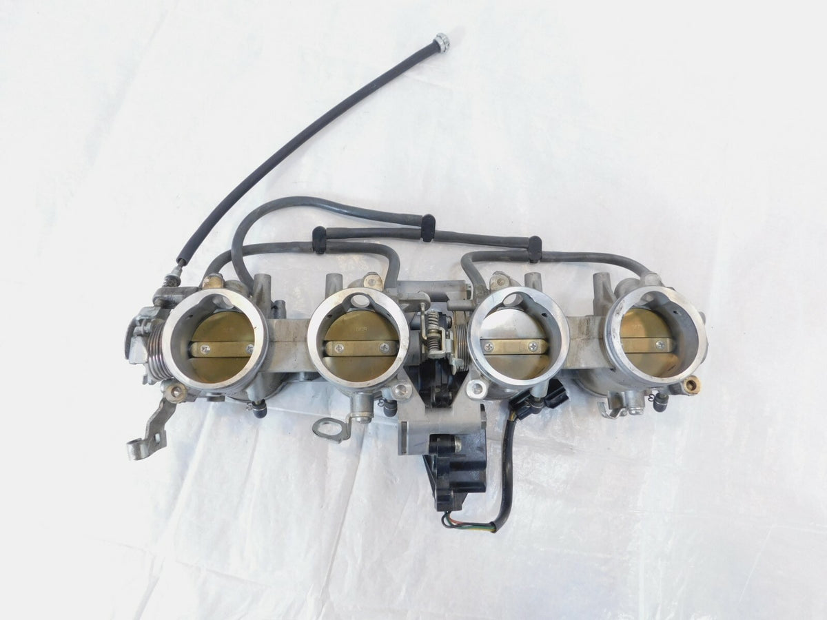 2006-2007 Kawasaki Ninja ZX14 ZX1400 Air Fuel Intake Throttle Body Rack Valves - C3 Cycle