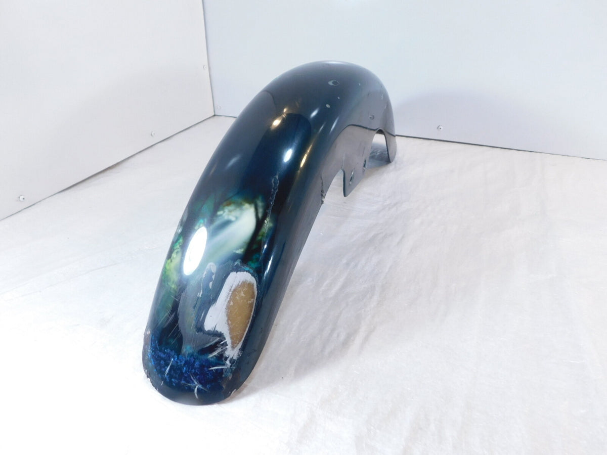 Harley Sportster XL XLH 883 & 1200 Green Fiberglass Front Wheel Cover Fender - C3 Cycle