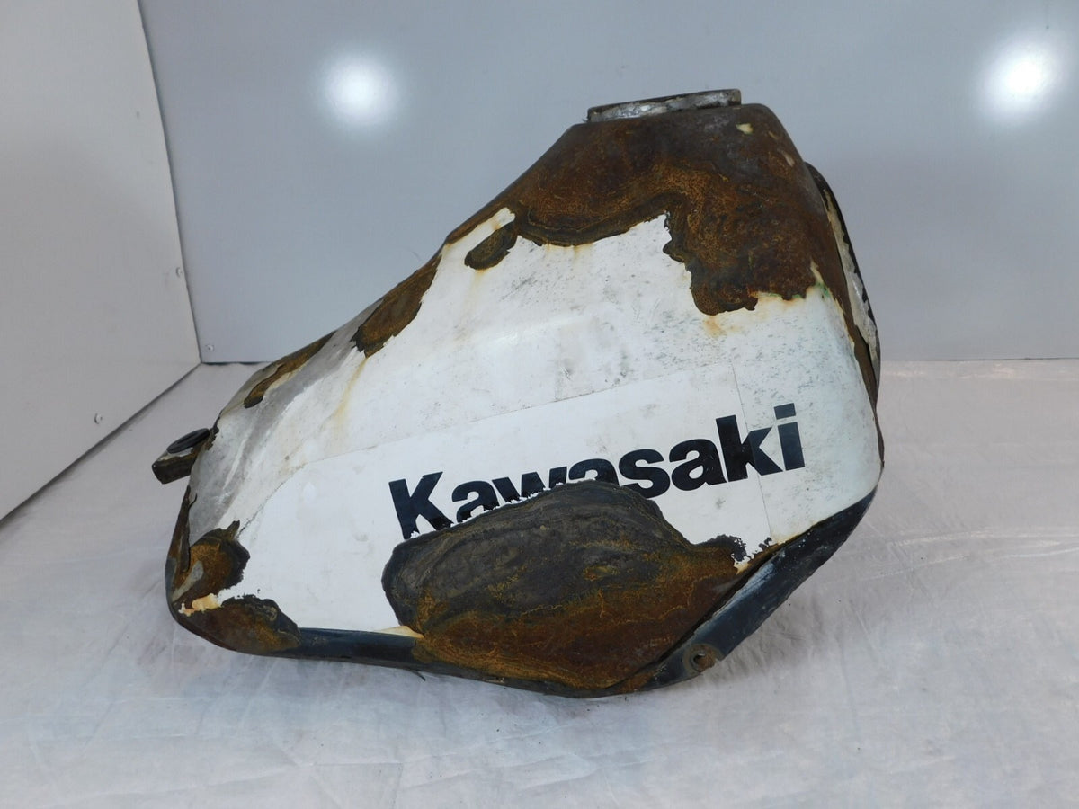 1985 & 1986 Kawasaki KL250 KLR250 KL250D Gas Petrol Fuel Tank Reservoir - Rust - C3 Cycle