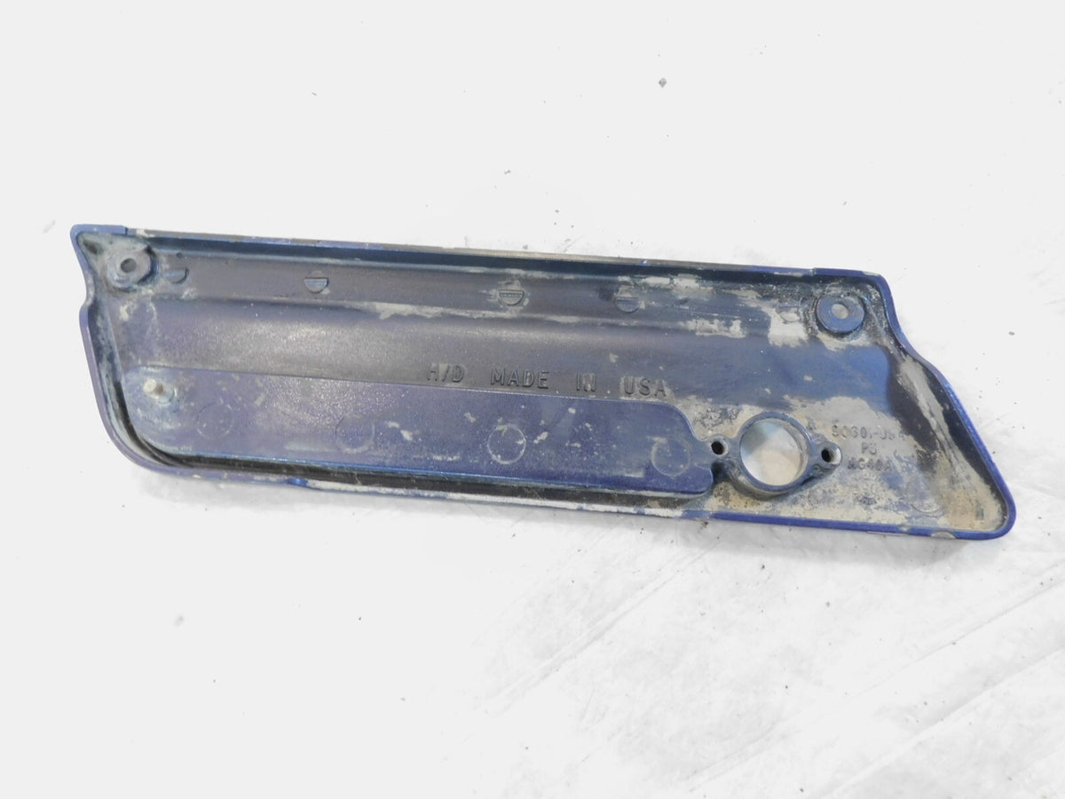 Harley Touring Electra Street Glide & Road King Blue Right Saddlebag Latch Cover - C3 Cycle