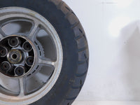 Honda VT1100 VT1100C Spirit Shadow 1100 Silver Cast Rear Spoked Wheel Rim & Tire - C3 Cycle