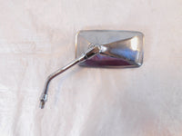 1985-1987 Honda Rebel 250 & 450 Chrome Left Rear View Side Mirror & Mount Stem - C3 Cycle