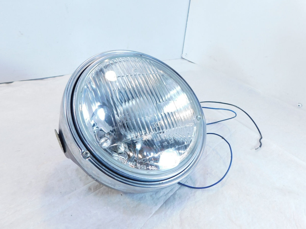 Harley Davidson XL Ironhead Sportster 1000 Cafe Racer Front Headlight Headlamp - C3 Cycle