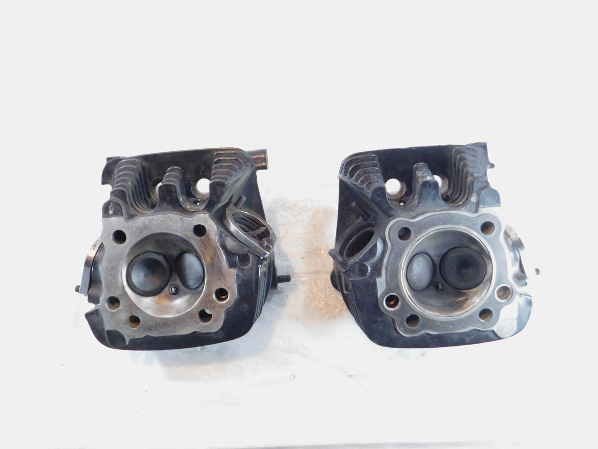 1988-1989 Harley Davidson Sportster 1200 Black Cylinder Heads Valves & Springs - C3 Cycle