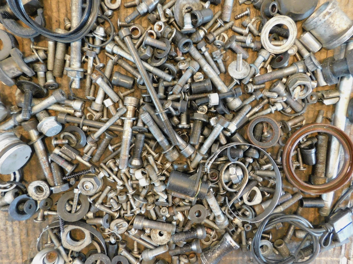 2012 12 BMW R120012 R1200 12 Misc Nuts Bolts Brackets Hardware Parts Box Lot - C3 Cycle