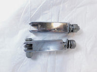 Harley EVO FXR EVO Dyna Chrome Front Highway Footpeg Peg Mount Clevis Brackets - C3 Cycle